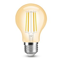 Slimme filament zigbee led lamp - dual white 7w e27 fitting - a60 model colored