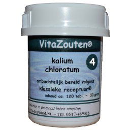 Vitazouten Nr. 4 Kalium Chloratum Muriaticum 120st