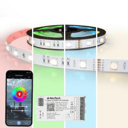21 meter complete set RGBW led strip met zigbee controller