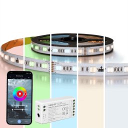 16 meter complete set RGBWW led strip met zigbee controller