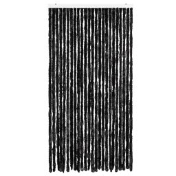 vidaXL Vliegengordijn 100x220 cm chenille antraciet