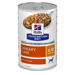 12 x 370 g C/D Urinary Care met Kip Hill´s Prescription Diet Hondenvoer