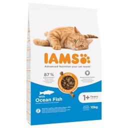 10kg Iams Cat Adult Zeevis Kattenvoer