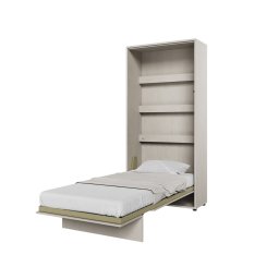Opklapbed CONCEPTION JUNIOR 90x200 cm zijdegrijs (verticaal)