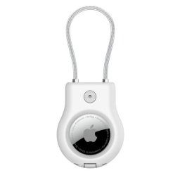 Belkin Secure AirTag Hanger Met Staalkabel Wit