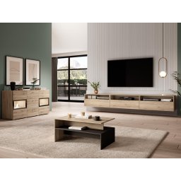 Complete woonkamer BABEL II 5 deuren 3 lades sanremo