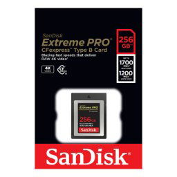 Sandisk CFexpress Extreme Pro 256GB 1700 / 1200MB/s type B