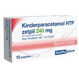Healthypharm Kinderparacetamol HTP Zetpil 240mg