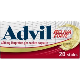 Advil Reliva Forte Liquid Capsules 400 mg - voor pijn en koorts