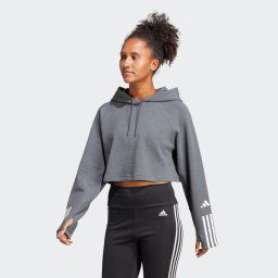 adidas Performance Hoodie TRAIN ESSENTIALS TRAIN COTTON 3-STRIPE HOODIE