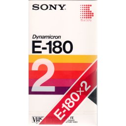 Sony VHS videobanden 2 stuks E-180 Dynamicron (2x 3 uur)