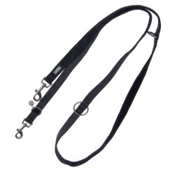 Halsband Nomad Tales Blush, ebony - Bijpassende riem: 200 cm lang, 20 mm breed