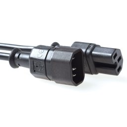 ACT C14 naar C15 2m stroomkabel zwart