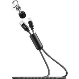 Hyperdrive Lanyard Lightning USB-C Kabel 1 Meter Zwart