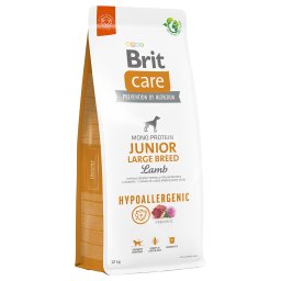 2x12kg Brit Care Dog Hypoallergenic Junior Large Breed Lam & Rijst Droog hondenvoer