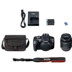 Canon Spiegelreflexcamera EOS 2000D EF-S 18-55 IS II Value Up kit
