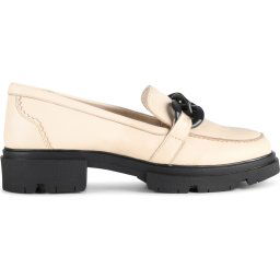PS Poelman - 41 - SOPHIE Dames Loafers met ketting - Crème