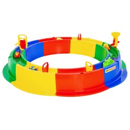 Polesie wader 8-delige Zandbakset met waterweg rond 136 cm PP