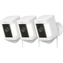 Ring Spotlight Cam Plus - Plug In - Wit - 3-pack
