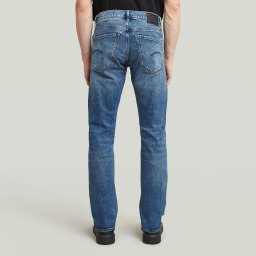 Mosa Straight Jeans - Midden blauw - Heren