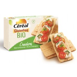 Cereal Crackers Rijst-Kastanje Glutenvrij Biologisch