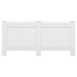 vidaXL Radiatorombouw 172x19x81,5 cm MDF wit