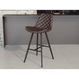 Barkruk PALERME 65 cm donkerbruin