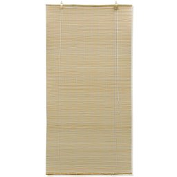 vidaXL Rolgordijn 120x220 cm bamboe natuurlijk