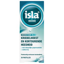 Isla Mint Keelpastilles - bij kriebelhoest en kortdurende heesheid