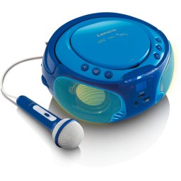 Lenco Boombox SCD-650BU cd-radio m. Mp3, USB, lichteffect, micro