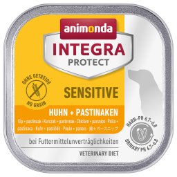 24x150g Protect Sensitive Schaaltje Kip + pastinaak animonda Integra Hondenvoer