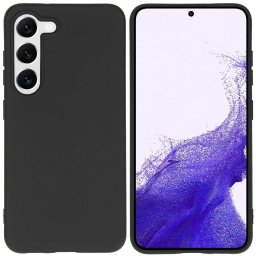 Accezz Color Backcover voor de Samsung Galaxy S23 Telefoonhoesje Zwart
