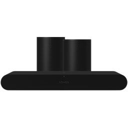 Sonos Ray Zwart + 2x Era 100 Zwart