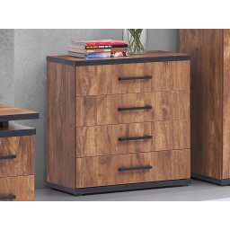 Commode ELENAS 4 lades acacia
