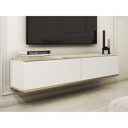 Tv-meubel ORIKA 2 klapdeuren wit