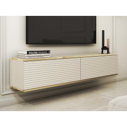 Tv-meubel ORIKA 2 klapdeuren beige