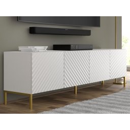 Tv-meubel SURAFU 4 deuren wit