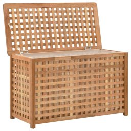 vidaXL Wasmand 77,5x37,5x46,5 cm massief walnoothout