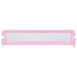 vidaXL Bedhekje peuter 180x42 cm polyester roze