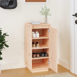 vidaXL Schoenenkast 35x35x80 cm massief grenenhout