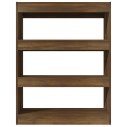 vidaXL Boekenkast/kamerscherm 80x30x103 cm bewerkt hout bruin eiken