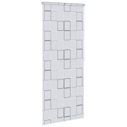 vidaXL Rolgordijn voor douche 120x240 cm vierkant