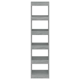 vidaXL Boekenkast/kamerscherm 40x30x166 cm grijs sonoma eikenkleurig