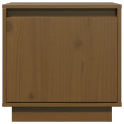 vidaXL Nachtkastjes 2 st 40x30x40 cm massief grenenhout honingbruin