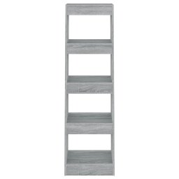 vidaXL Boekenkast/kamerscherm 40x30x135 cm grijs sonoma eikenkleurig