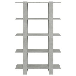 vidaXL Boekenkast/kamerscherm 100x30x160 cm betongrijs