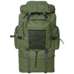 vidaXL Rugzak legerstijl XXL 100 L groen