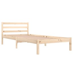 vidaXL Bedframe massief grenenhout 90x200 cm