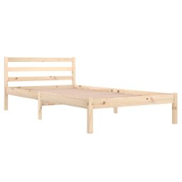 vidaXL Bedframe massief grenenhout 100x200 cm