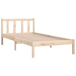 vidaXL Bedframe massief grenenhout 90x200 cm